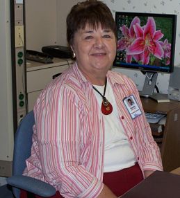 Smiling Sandy Lacey, part-time Nurse